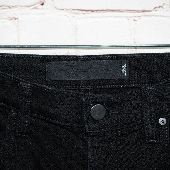 DENIM X Alexander Wang Crop frayed Jeans Women's Size 24 - Picture 6 of 10